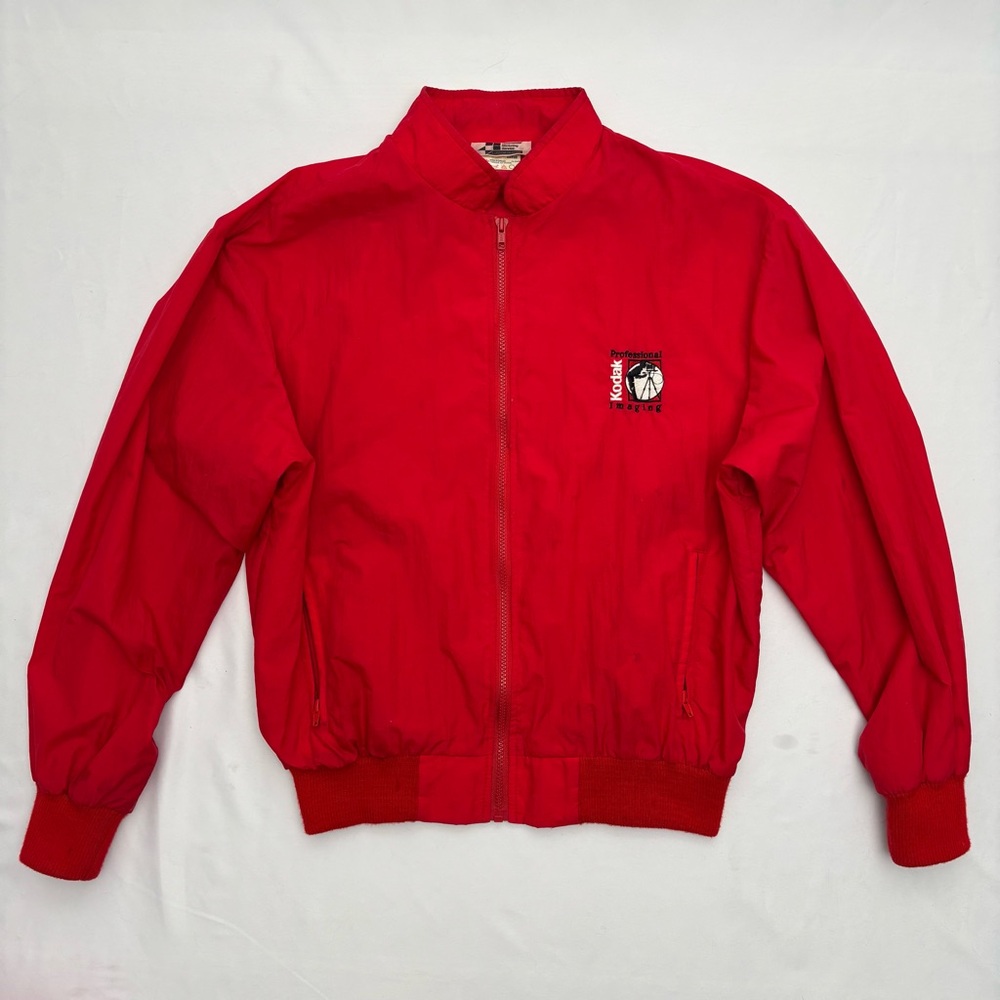 Vintage Kodak Professional Imaging Jacket Size L - Red, Bomber / Windbreaker 80s